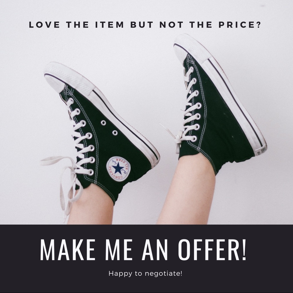 Everything in my closet must go! Make me an offer!